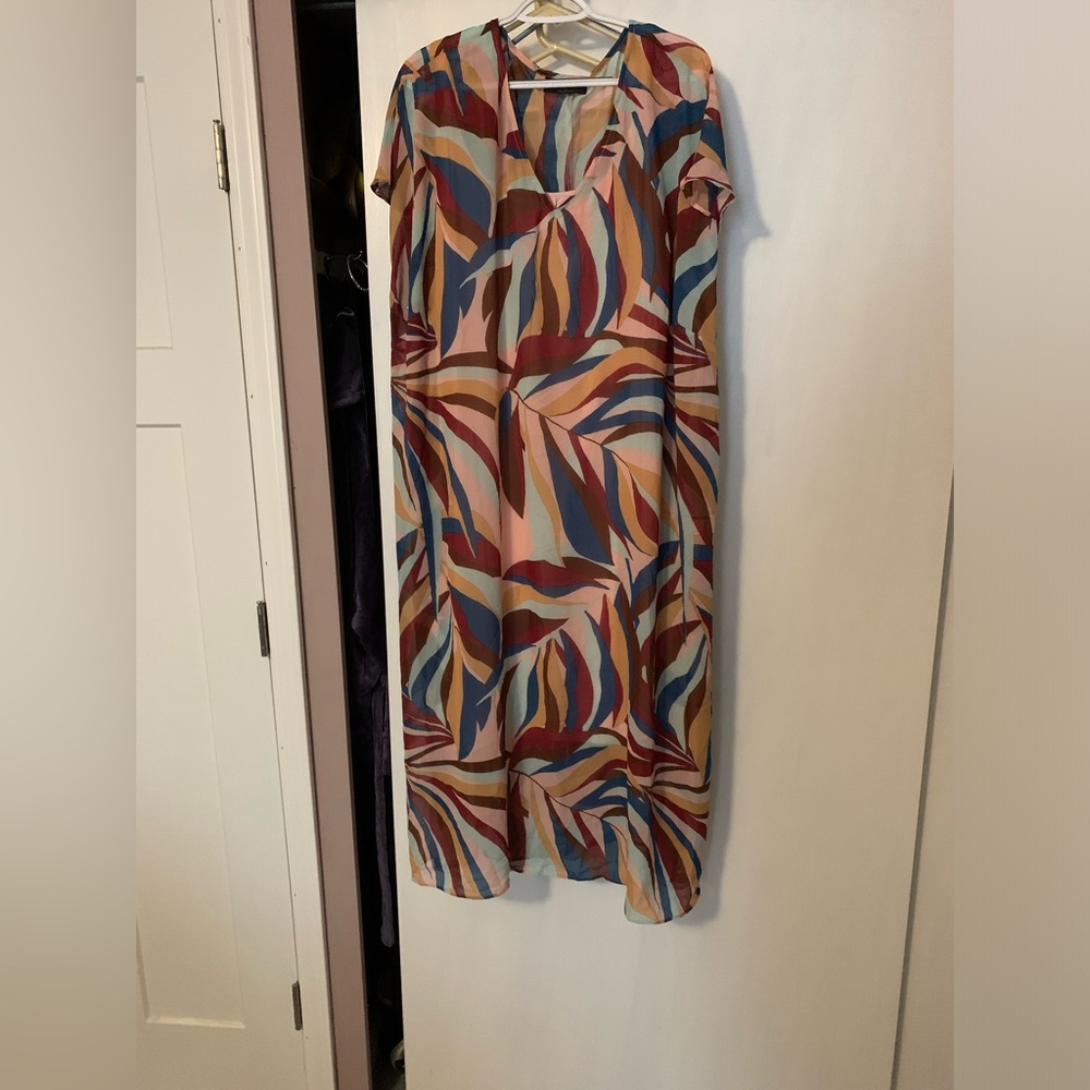 Lane Bryant sheer dress and slip size 26.